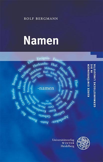 Cover: 9783825396053 | Namen | Rolf Bergmann | Taschenbuch | VII | Deutsch | 2024