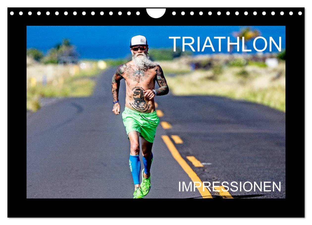 Cover: 9783383836008 | TRIATHLON Impressionen (Wandkalender 2025 DIN A4 quer), CALVENDO...