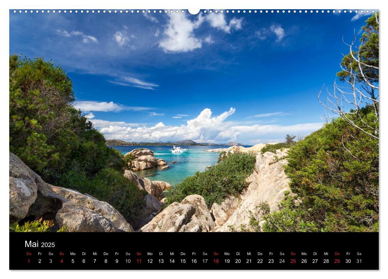 Bild: 9783435722433 | Sardinien (Wandkalender 2025 DIN A2 quer), CALVENDO Monatskalender