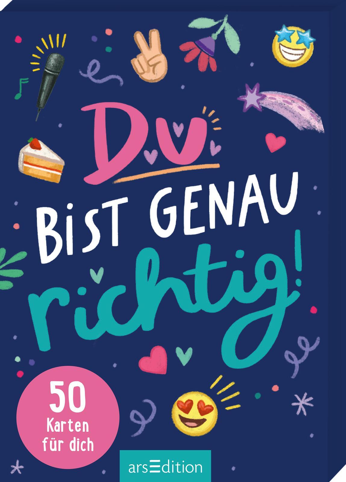 Cover: 9783845861326 | Du bist genau richtig! - 50 Karten für dich | Natalie Buchholz | Buch