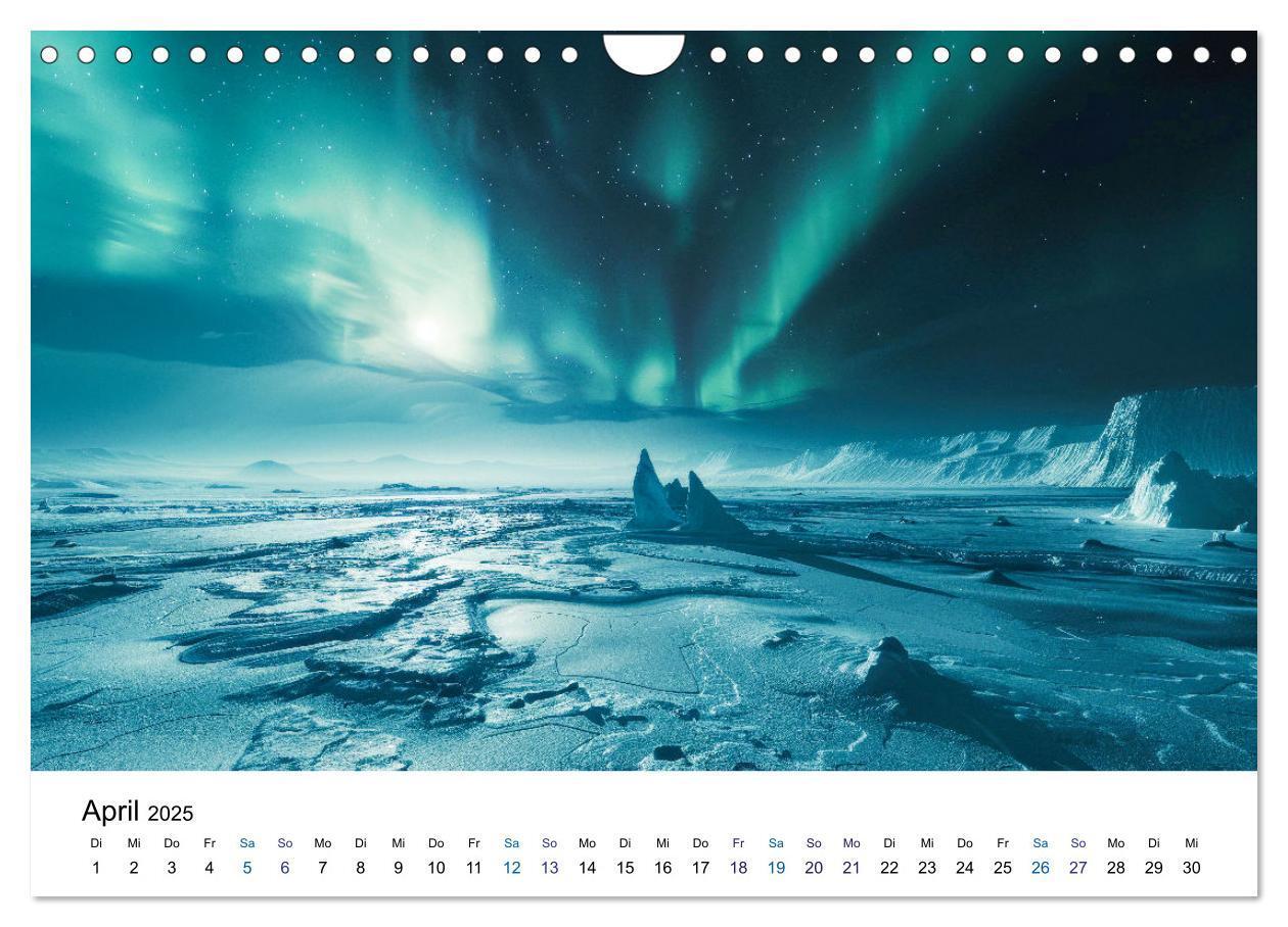 Bild: 9783383813634 | Aurora Borealis - Der Zauber der Nordlichter (Wandkalender 2025 DIN...