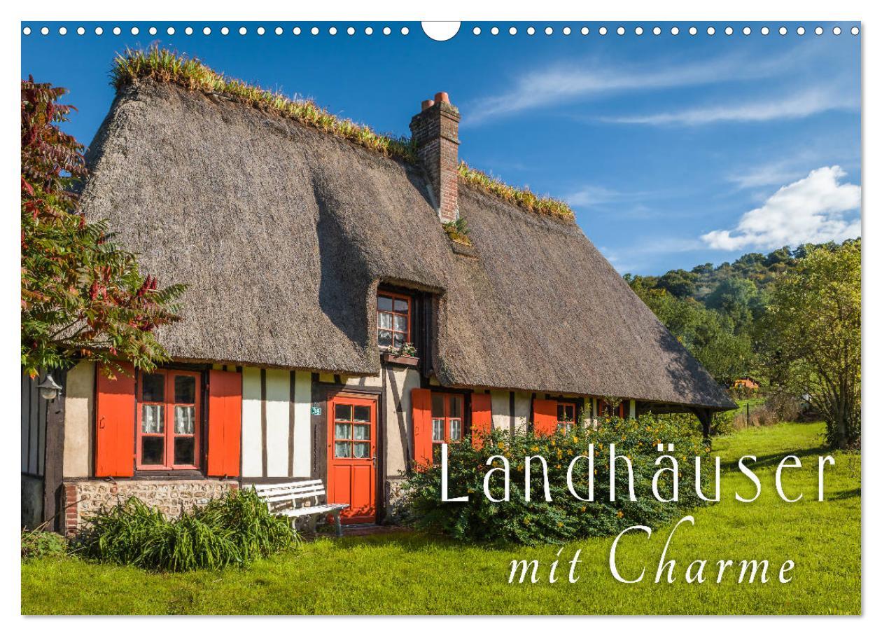 Cover: 9783435567423 | Landhäuser mit Charme (Wandkalender 2025 DIN A3 quer), CALVENDO...