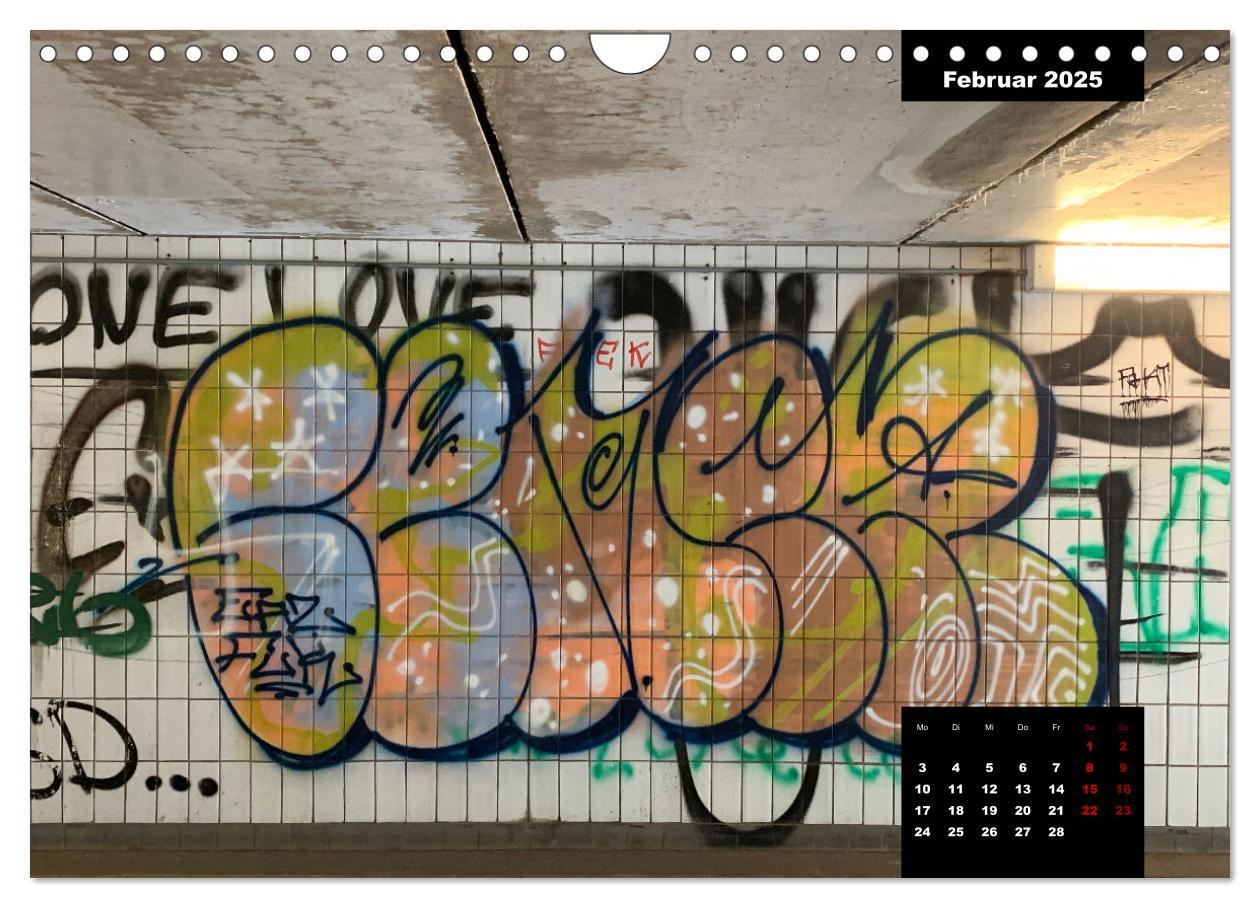 Bild: 9783435104093 | LOVE HAMBURG - GRAFFITI LOVERS (Wandkalender 2025 DIN A4 quer),...