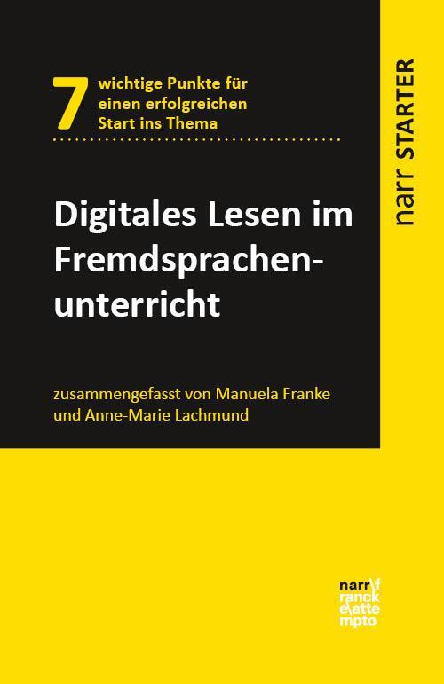 Cover: 9783381101016 | Digitales Lesen im Fremdsprachenunterricht | Manuela Franke (u. a.)