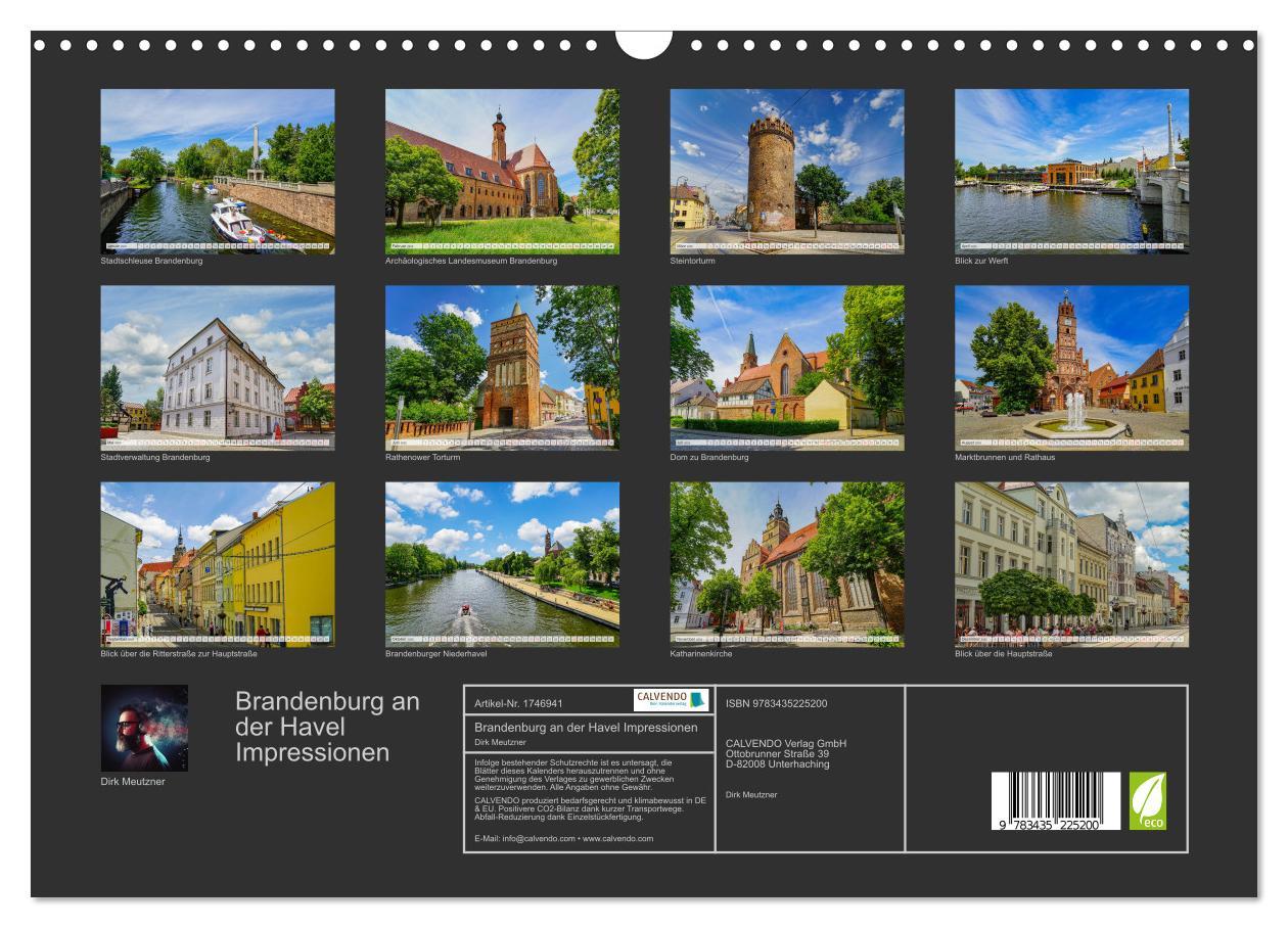 Bild: 9783435225200 | Brandenburg an der Havel Impressionen (Wandkalender 2025 DIN A3...