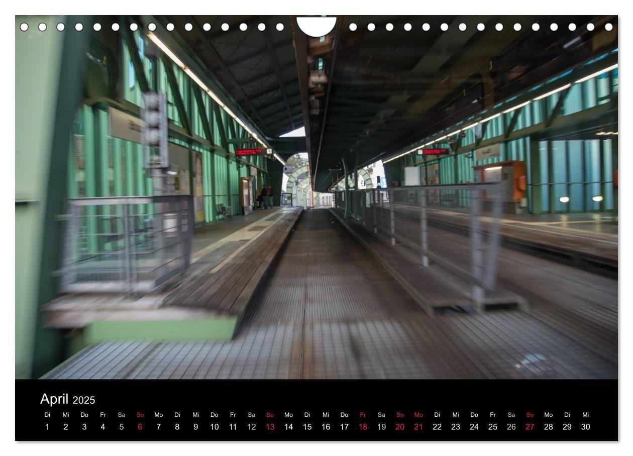 Bild: 9783435527618 | Die Wuppertaler Schwebebahn (Wandkalender 2025 DIN A4 quer),...