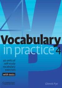 Cover: 9780521753760 | Vocabulary in Practice 4 | Glennis Pye | Taschenbuch | Englisch | 2003