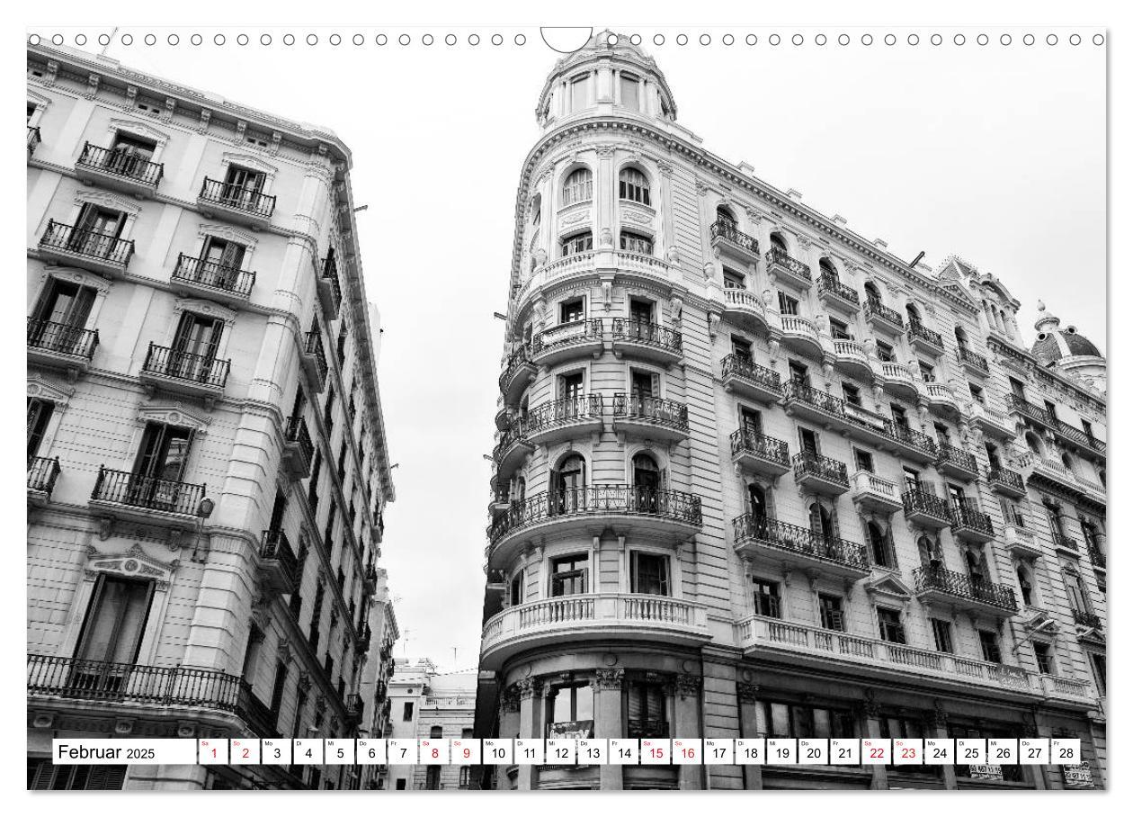 Bild: 9783435680795 | Barcelona Schwarz / Weiß Impressionen (Wandkalender 2025 DIN A3...