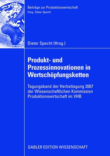 Cover: 9783834910868 | Produkt- und Prozessinnovationen in Wertschöpfungsketten | Specht