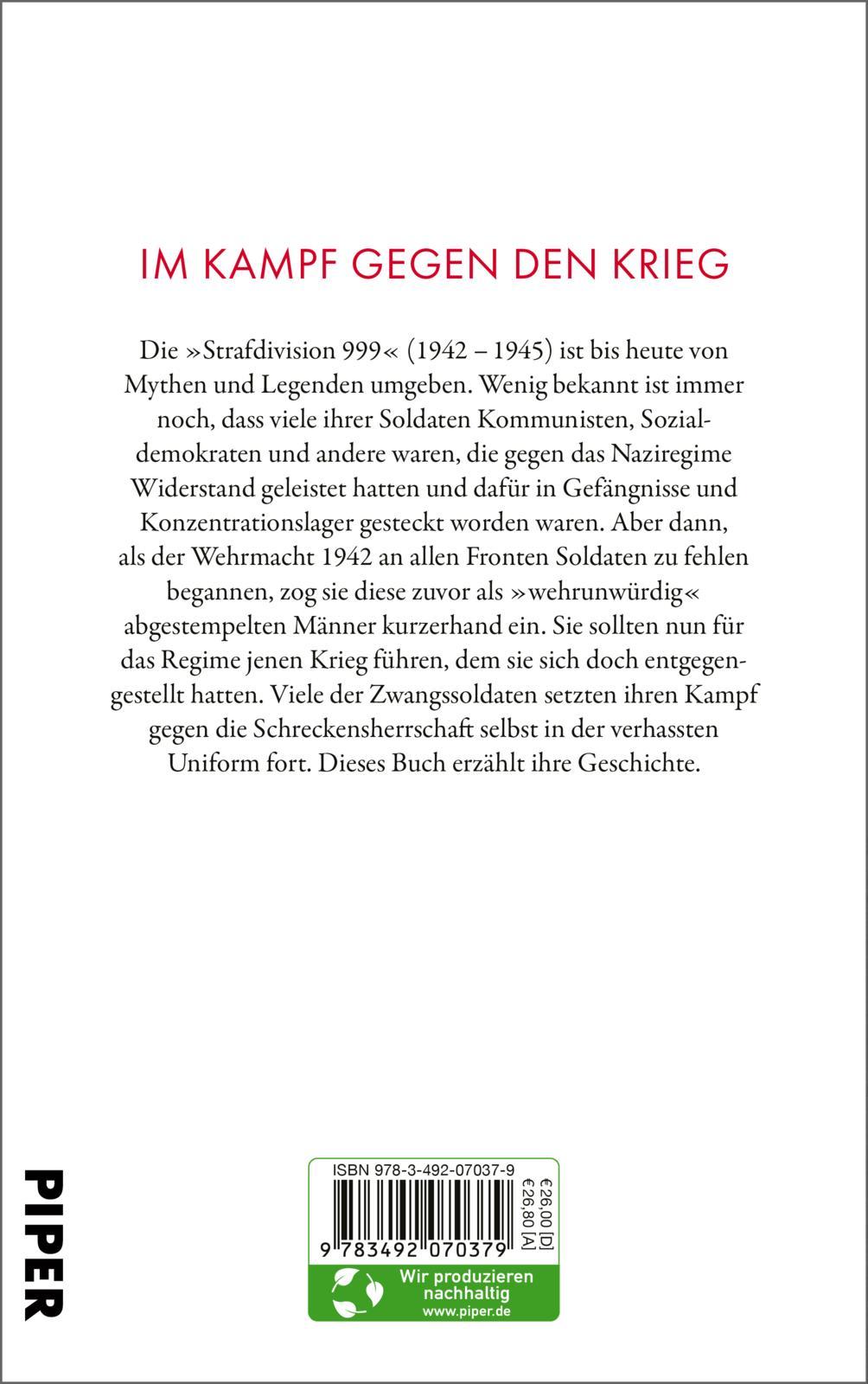 Rückseite: 9783492070379 | Soldaten im Widerstand | Joachim Käppner | Buch | 416 S. | Deutsch