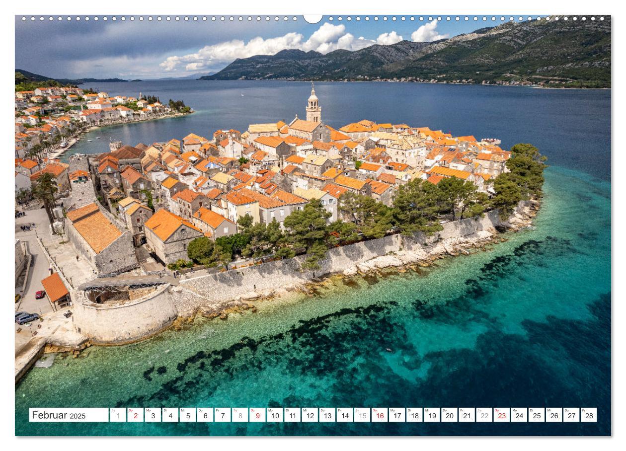 Bild: 9783457148808 | Kroatien - Korcula (Wandkalender 2025 DIN A2 quer), CALVENDO...