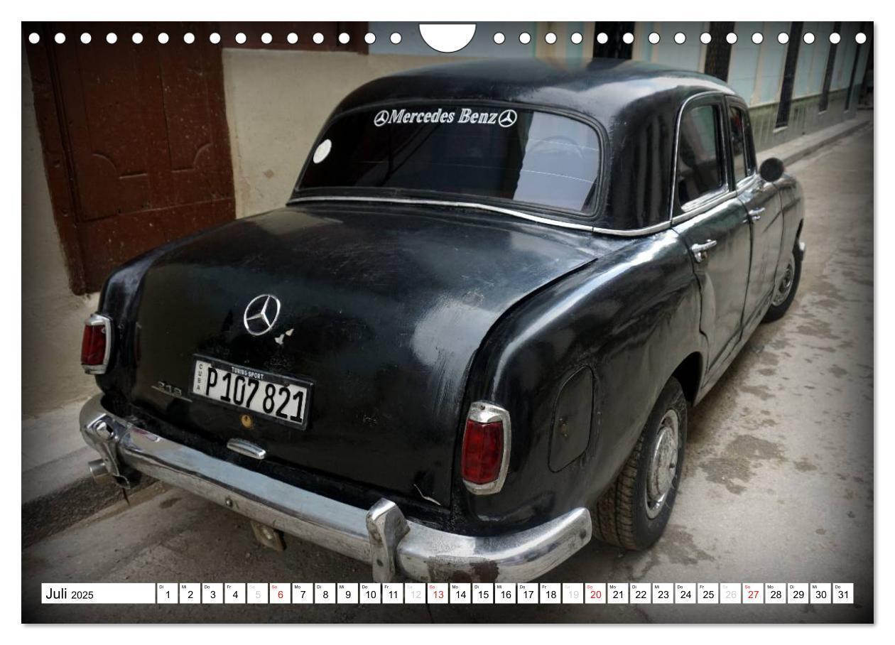 Bild: 9783435477418 | Auto-Legenden - Mercedes 180 (Wandkalender 2025 DIN A4 quer),...