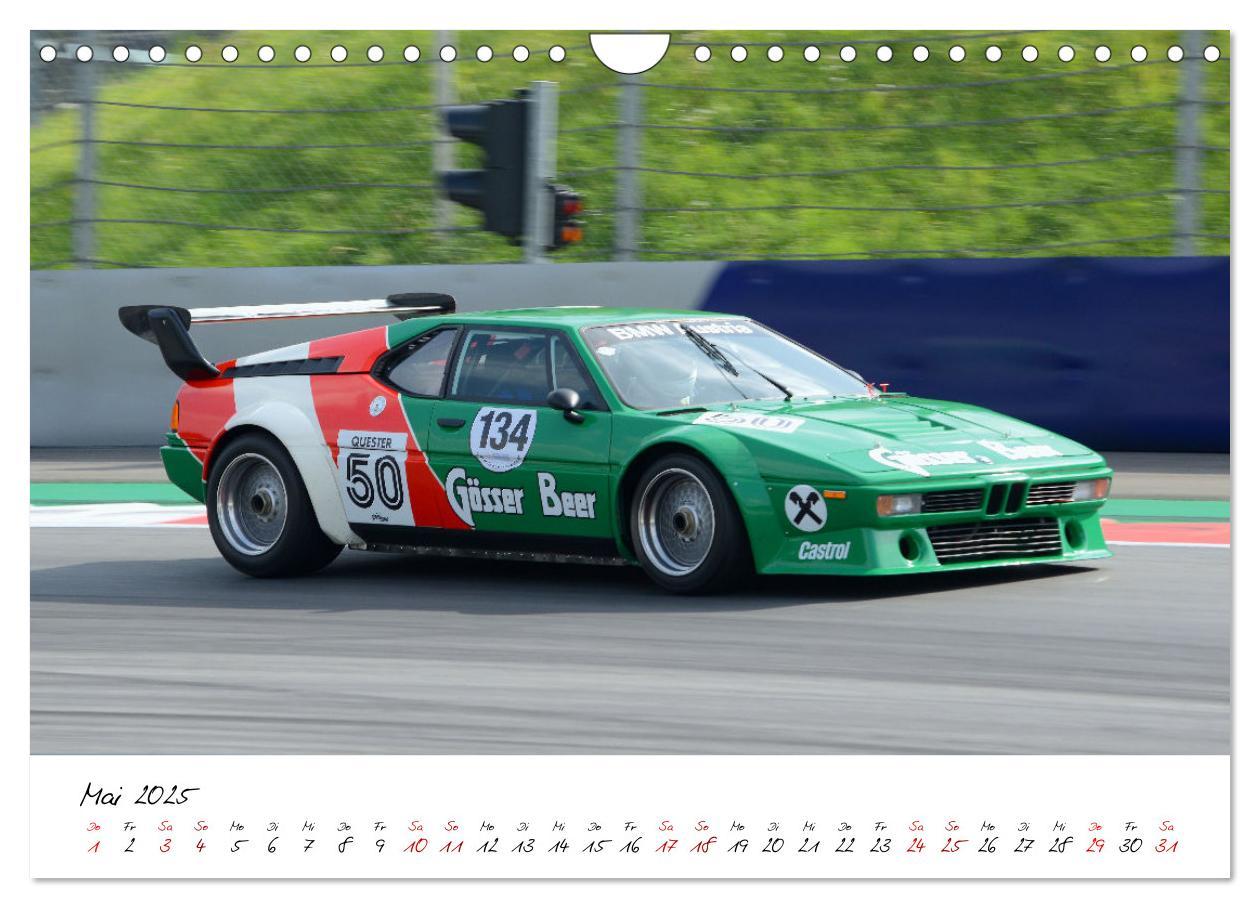 Bild: 9783435011445 | BMW M1 Procar (Wandkalender 2025 DIN A4 quer), CALVENDO Monatskalender