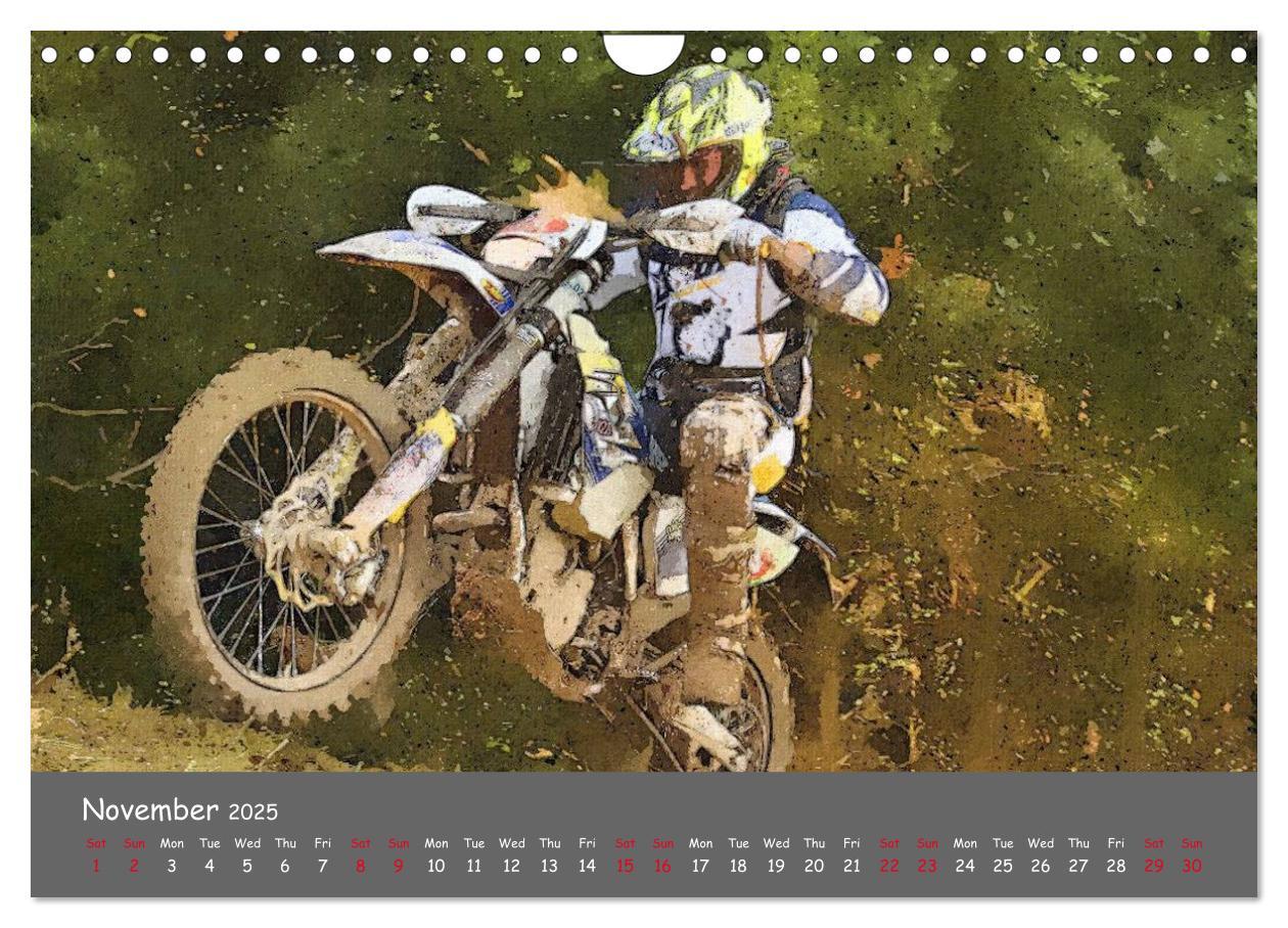 Bild: 9781325956531 | Enduro Racing (Wall Calendar 2025 DIN A4 landscape), CALVENDO 12...