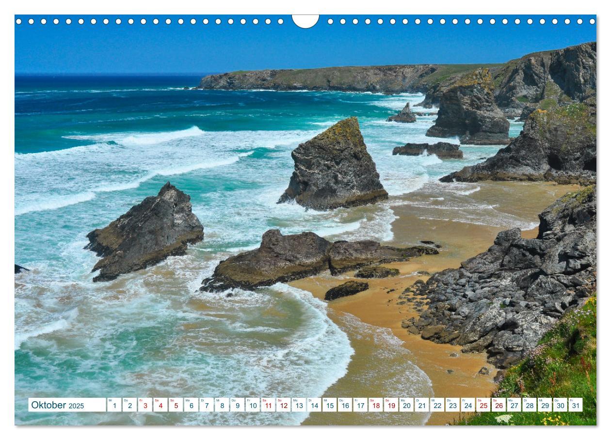 Bild: 9783383908460 | Cornwall &amp; Devon 2025 (Wandkalender 2025 DIN A3 quer), CALVENDO...