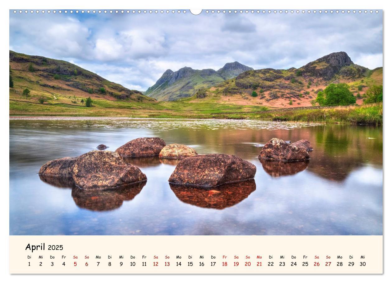 Bild: 9783435458660 | Lake District England (Wandkalender 2025 DIN A2 quer), CALVENDO...