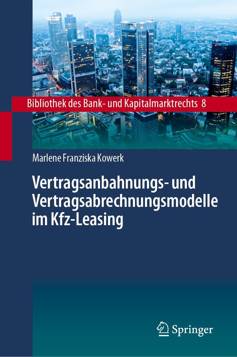 Cover: 9783662675854 | Vertragsanbahnungs- und Vertragsabrechnungsmodelle im Kfz-Leasing