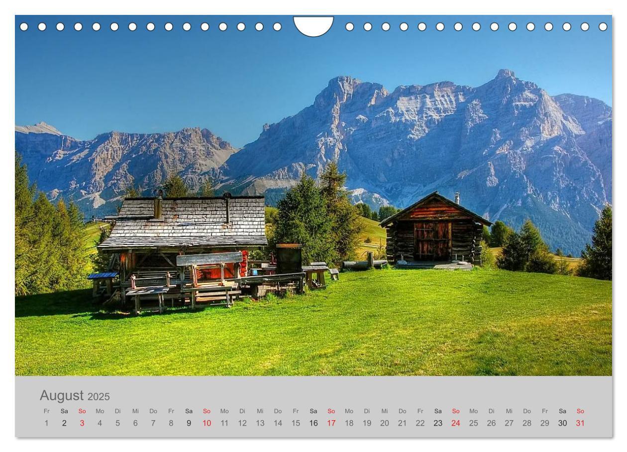 Bild: 9783435809486 | Südtirol - Gröden und Alta Badia (Wandkalender 2025 DIN A4 quer),...