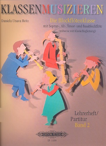 Cover: 9790014109721 | Klassenmusizieren - Die Blockflötenklasse Band 2 Partitur | Heitz