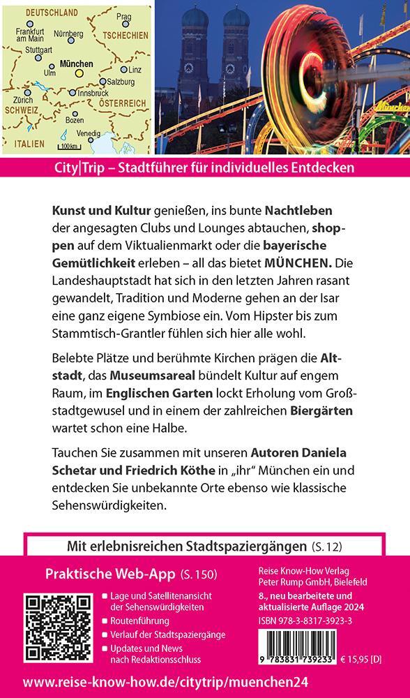 Rückseite: 9783831739233 | Reise Know-How CityTrip München | Daniela Schetar (u. a.) | Buch