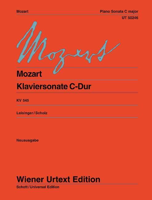 Cover: 9783850556187 | Klaviersonate "Sonata facile" C-Dur | Urtext. KV 545. Klavier. | Buch