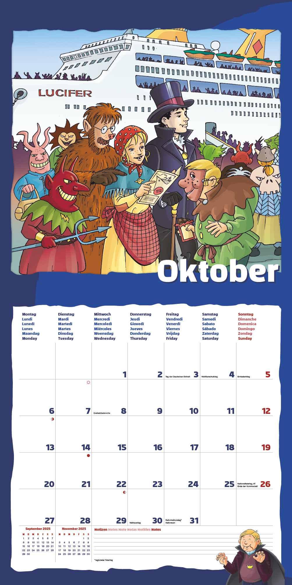 Bild: 4251732344313 | TKKG 2025 - Broschürenkalender 30x30 cm (30x60 geöffnet) - Kalender...