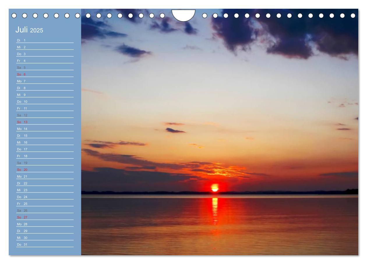 Bild: 9783435458851 | Am schönen Chiemsee (Wandkalender 2025 DIN A4 quer), CALVENDO...