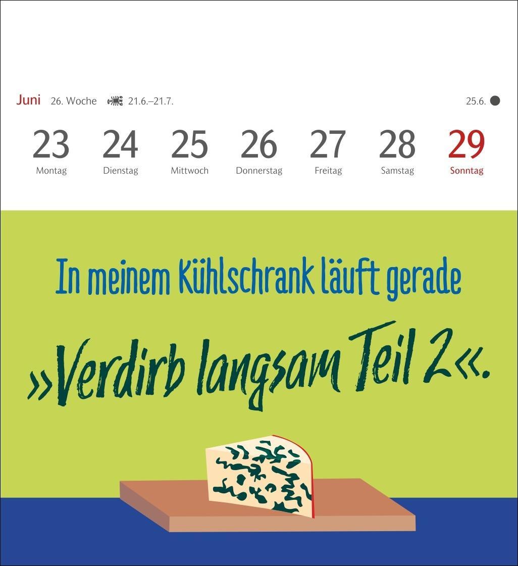 Bild: 9783840034190 | Der fette Vogel bricht den Ast Postkartenkalender 2025 -...