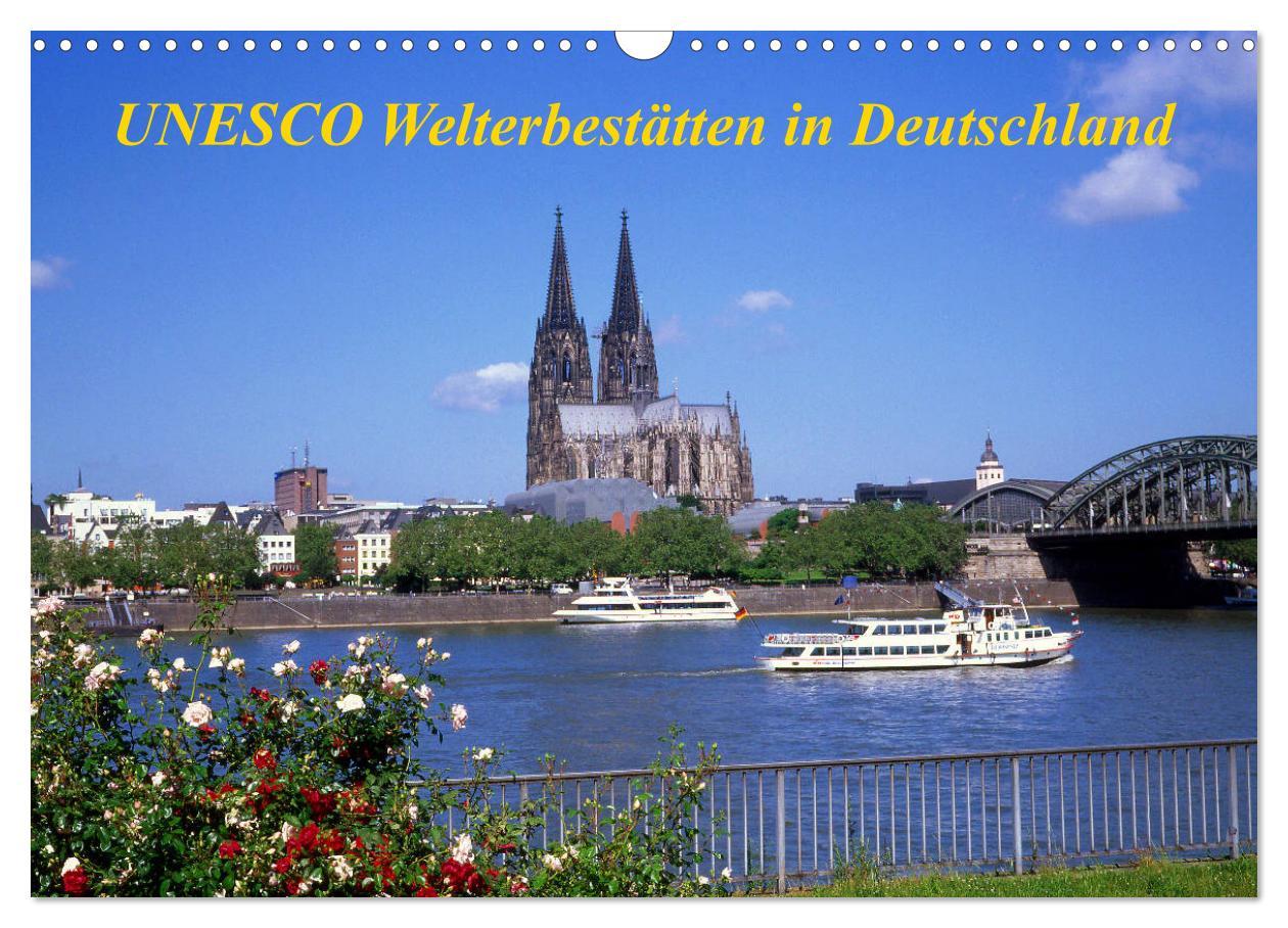 Cover: 9783435431861 | UNESCO Welterbestätten in Deutschland (Wandkalender 2025 DIN A3...