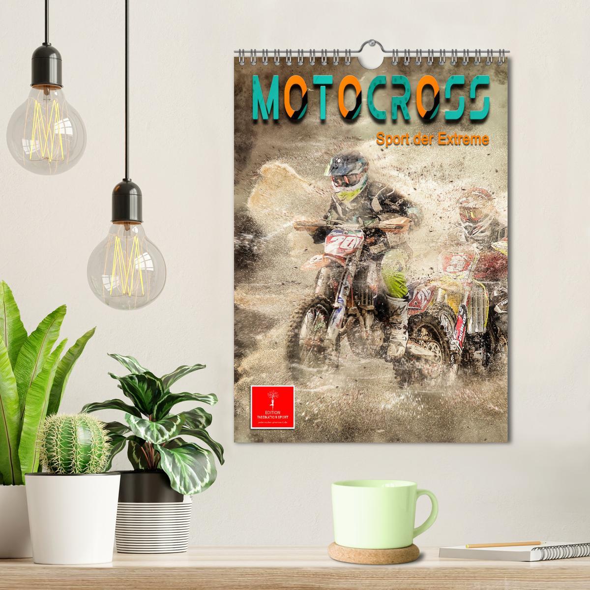 Bild: 9783435891276 | Motocross - Sport der Extreme (Wandkalender 2025 DIN A4 hoch),...