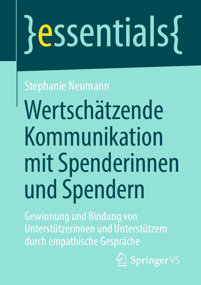 Cover: 9783658295356 | Wertschätzende Kommunikation mit Spenderinnen und Spendern | Neumann