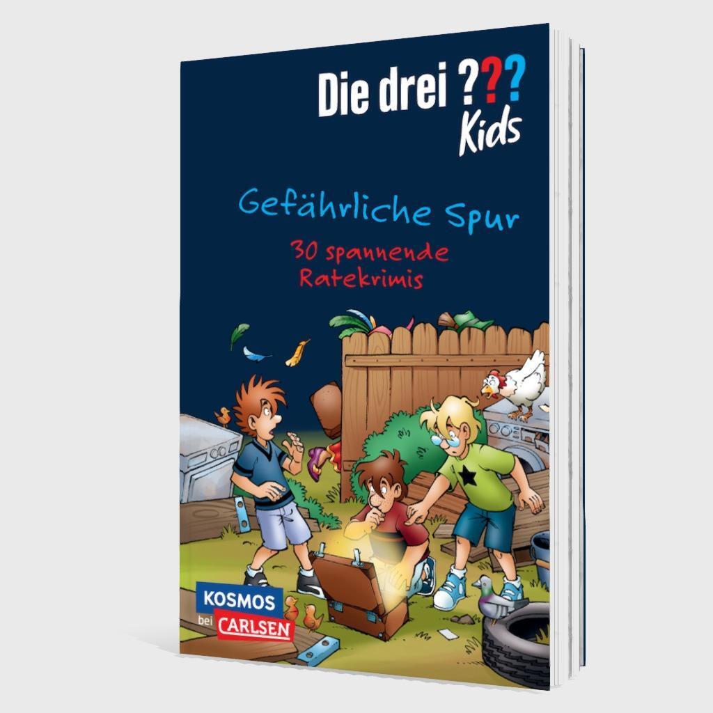 Bild: 9783551321886 | Die drei ??? Kids: Gefährliche Spur. 30 spannende Ratekrimis! | Buch