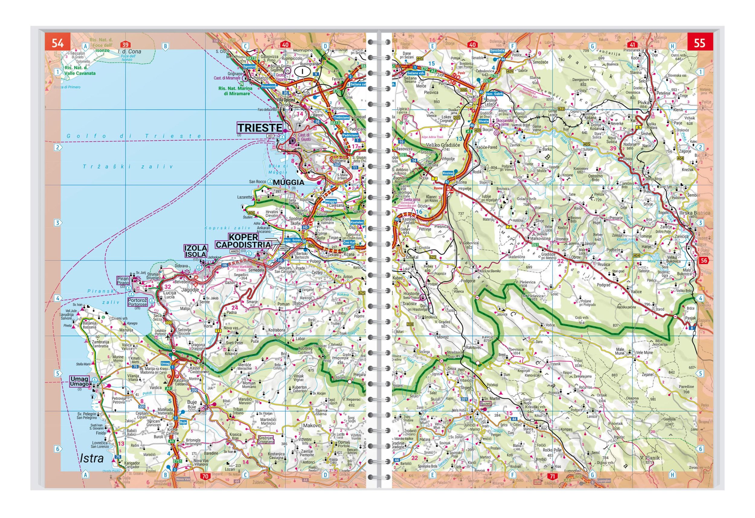 Bild: 9783707922042 | Kroatien - Slowenien, Autoatlas 1:150.000, freytag &amp; berndt | berndt