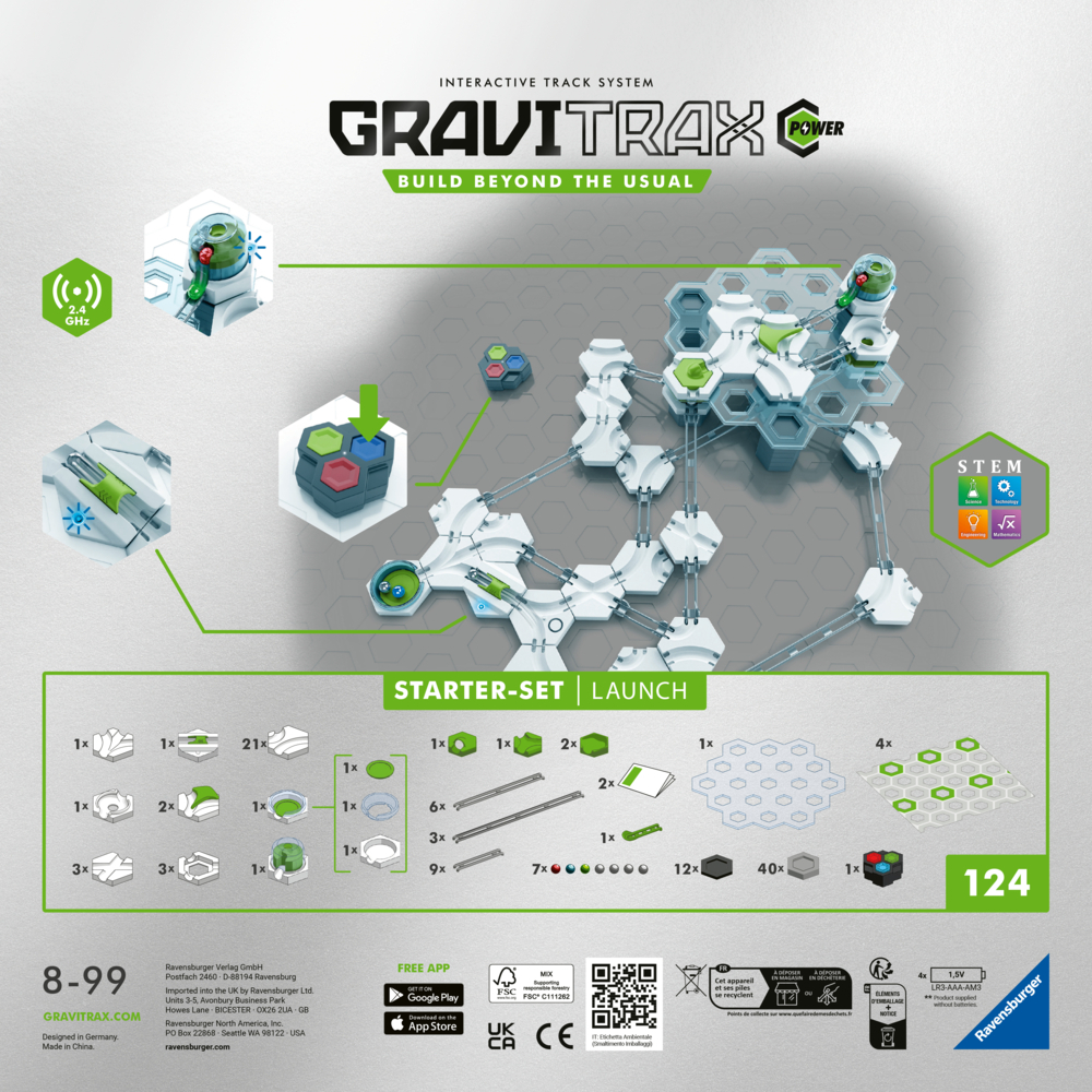 Bild: 4005556270132 | GraviTrax Power Starter-Set Launch | Interactive Track System | Spiel