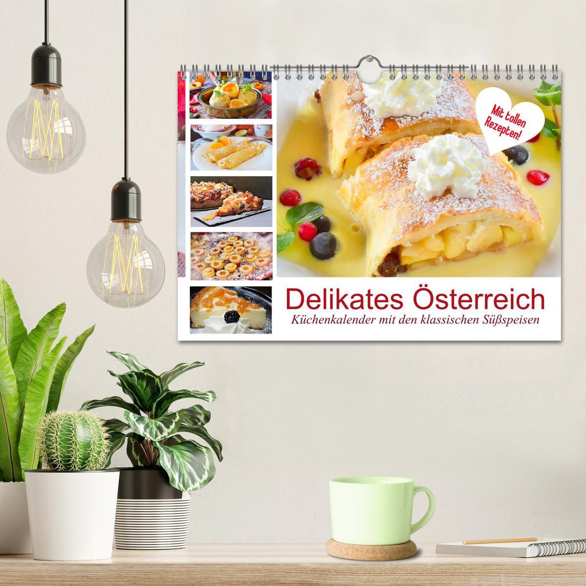 Bild: 9783435198009 | Delikates Österreich. Küchenkalender mit den klassischen Süßspeisen...