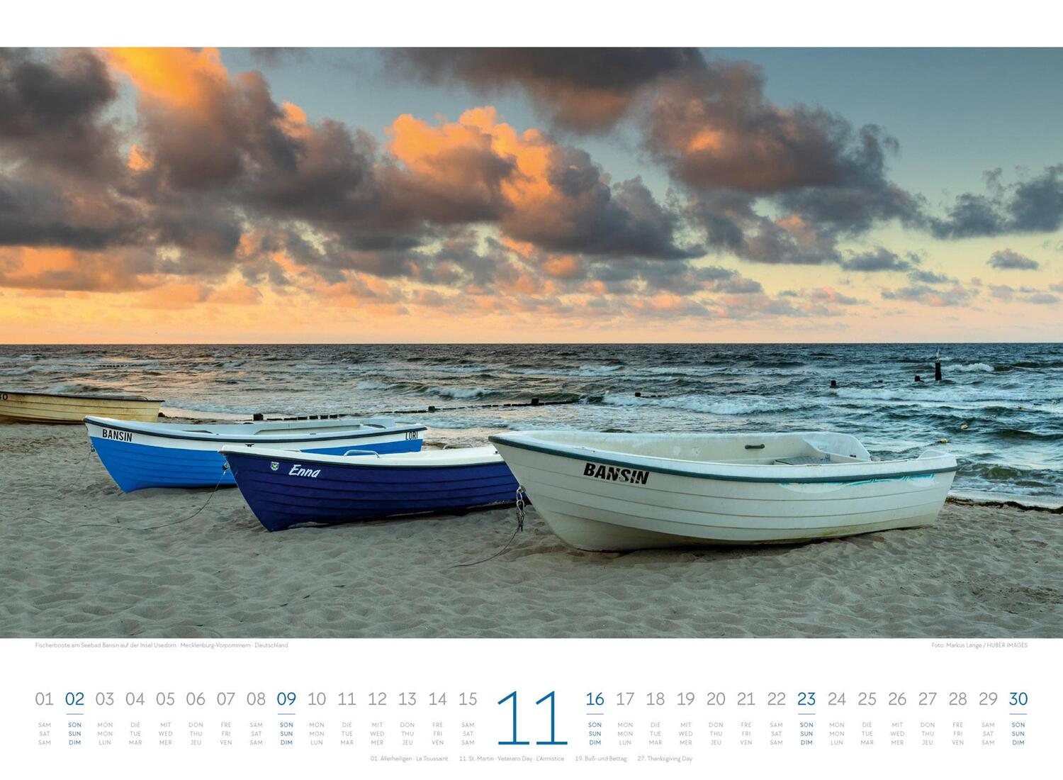 Bild: 9783838425771 | Tage am Meer Kalender 2025 | Ackermann Kunstverlag | Kalender | 14 S.