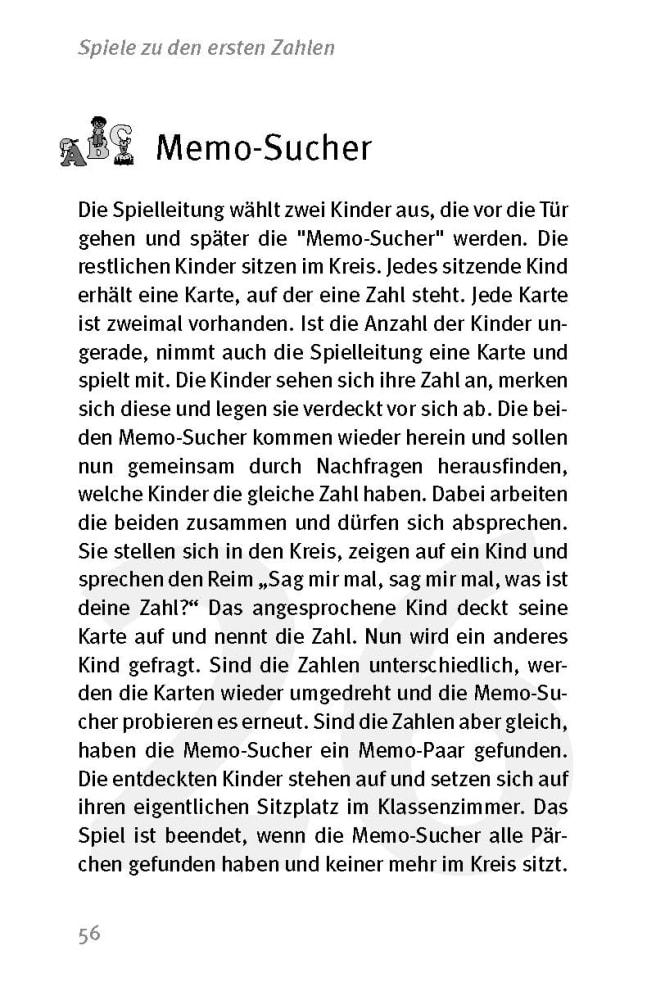 Bild: 9783769825725 | Die 50 besten Spiele für den Anfangsunterricht für 5- bis 7-Jährige