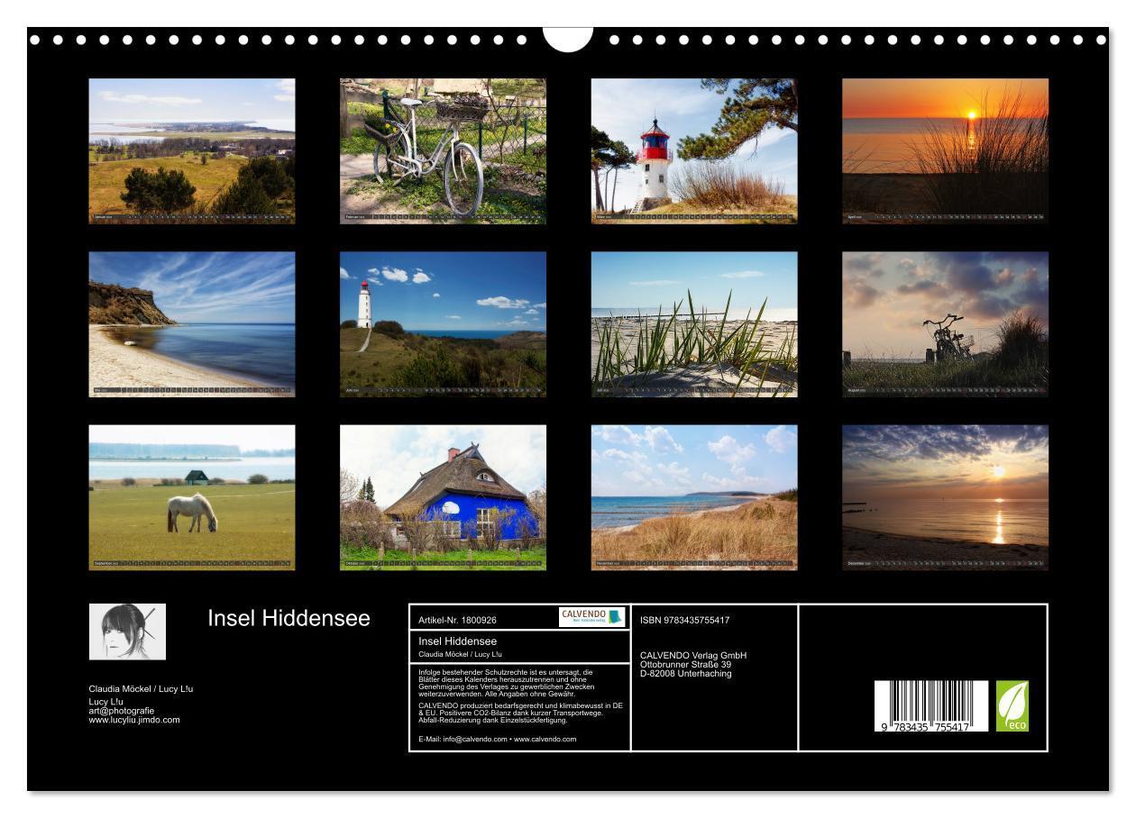 Bild: 9783435755417 | Insel Hiddensee (Wandkalender 2025 DIN A3 quer), CALVENDO...