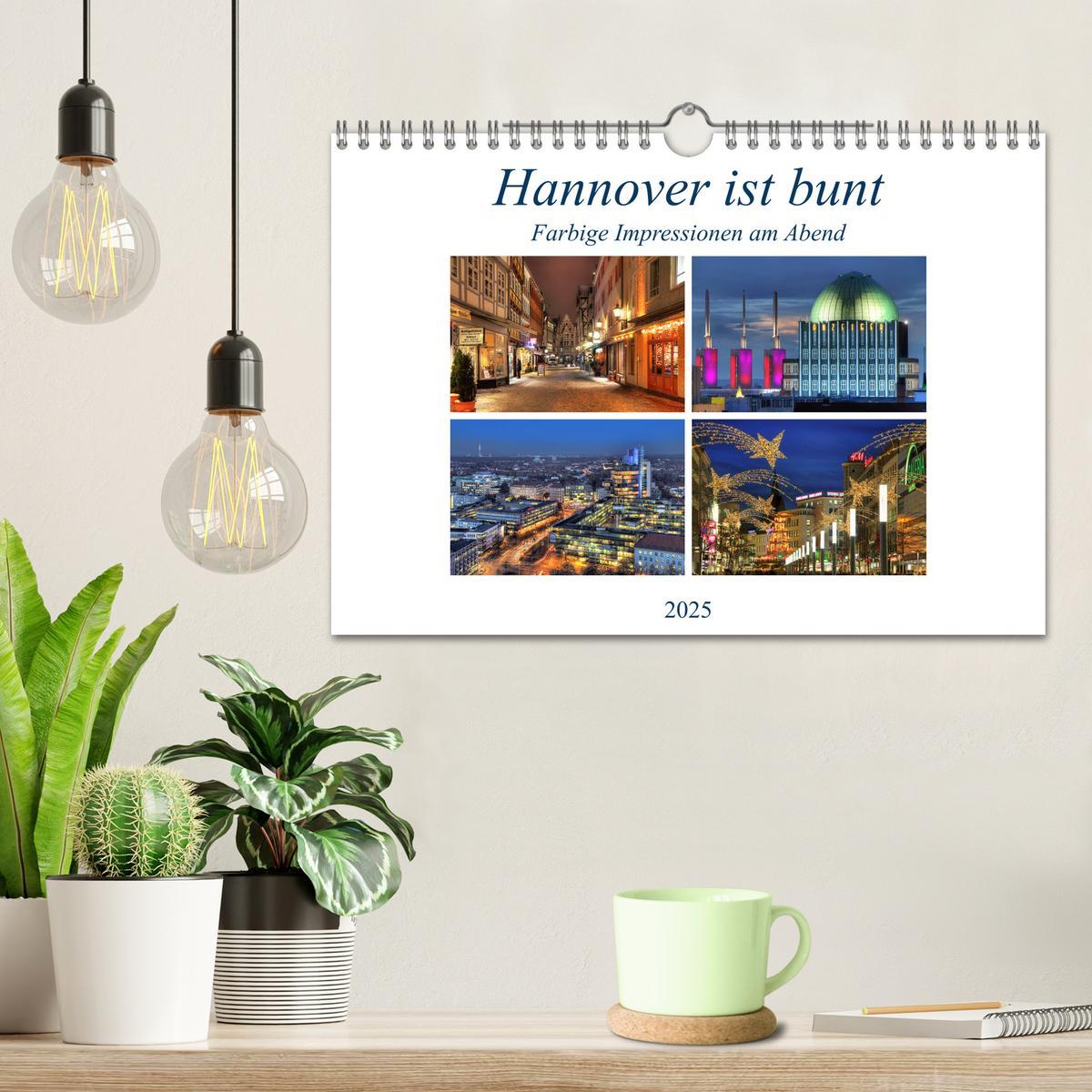 Bild: 9783435439928 | Hannover ist bunt (Wandkalender 2025 DIN A4 quer), CALVENDO...