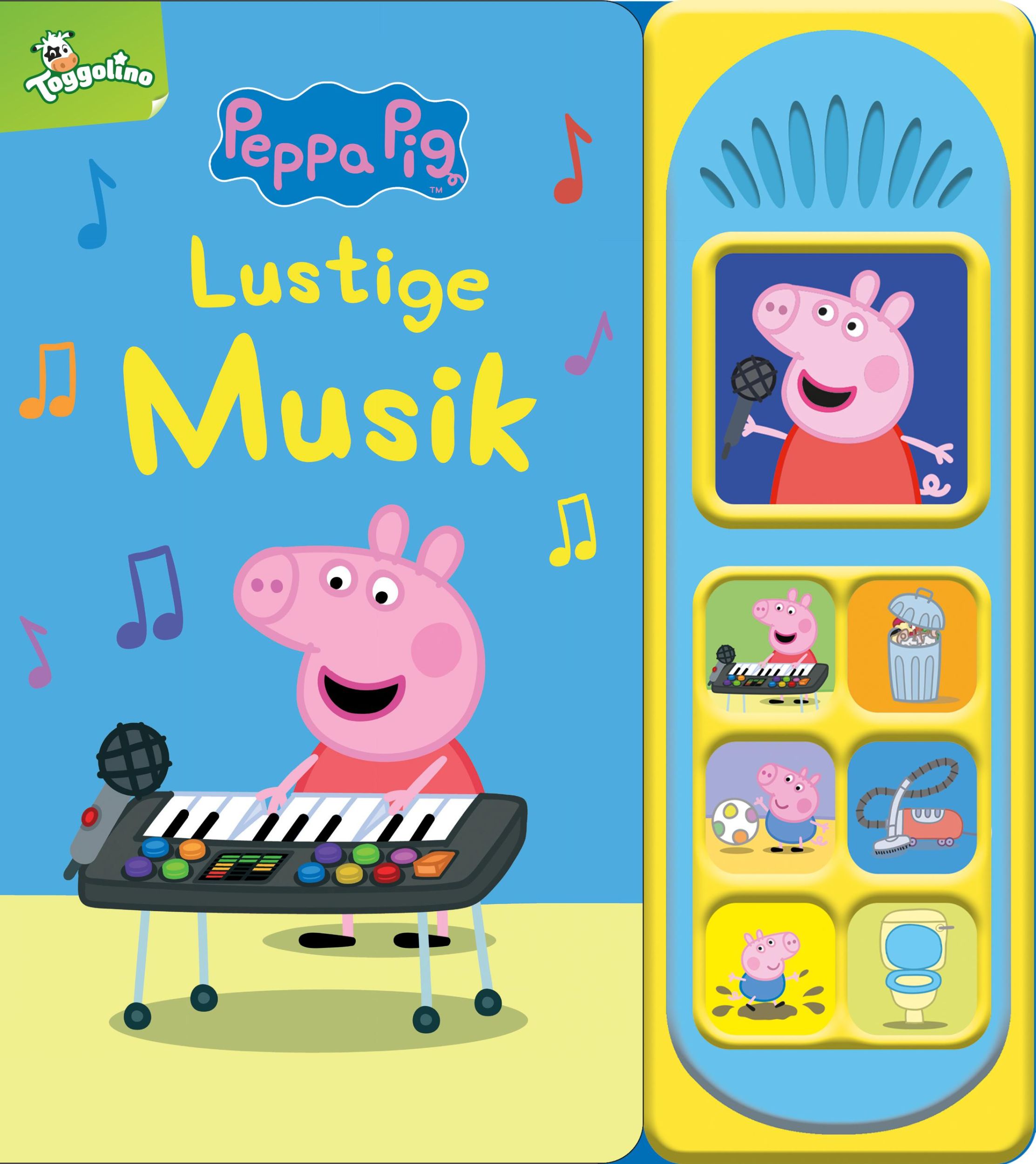 Cover: 9781503759398 | Peppa Pig - Lustige Musik -Soundbuch - Pappbilderbuch mit 7...