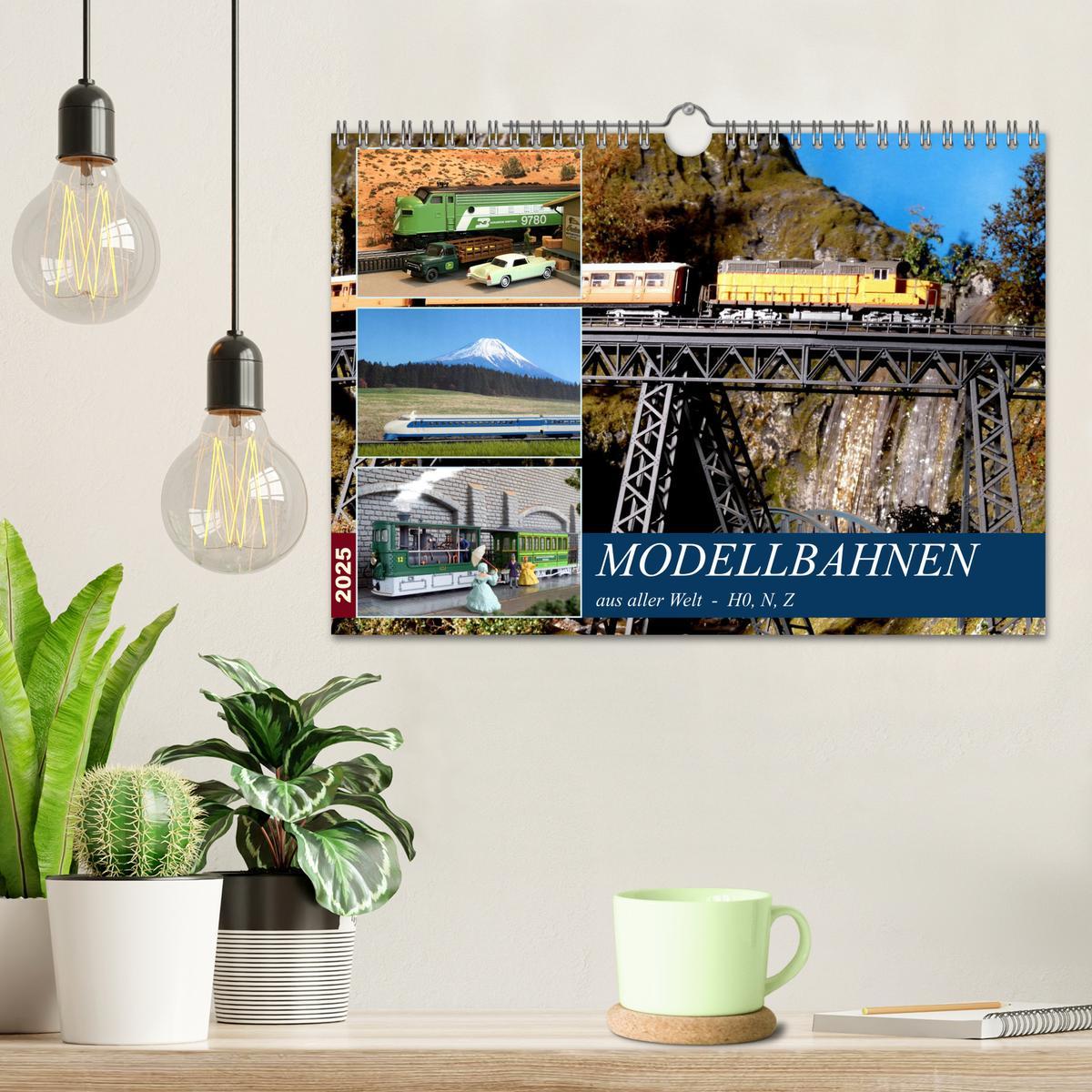 Bild: 9783435021505 | Modellbahnen aus aller Welt - H0, N, Z (Wandkalender 2025 DIN A4...