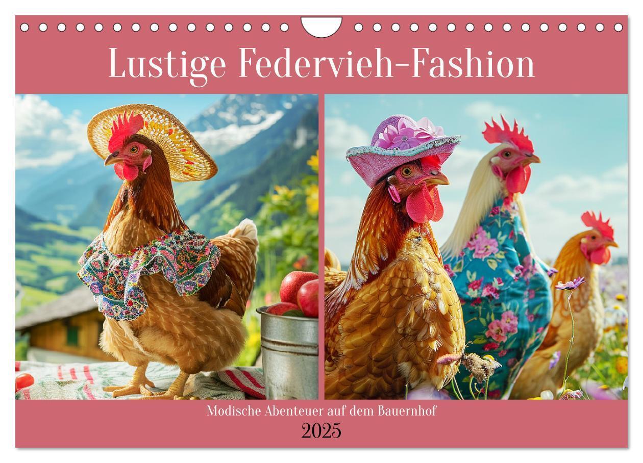 Cover: 9783435648696 | Lustige Federvieh-Fashion. Modische Abenteuer auf dem Bauernhof...