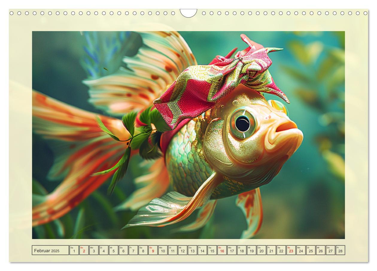 Bild: 9783435471652 | Fashion-Fisch. Die lustige Welt der Unterwasser-Mode (Wandkalender...