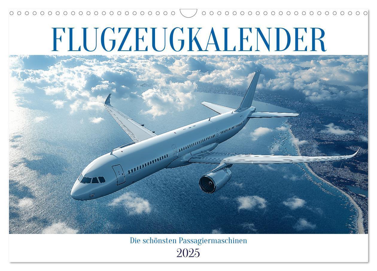 Cover: 9783457214053 | Flugzeugkalender - Die schönsten Passagiermaschinen (Wandkalender...