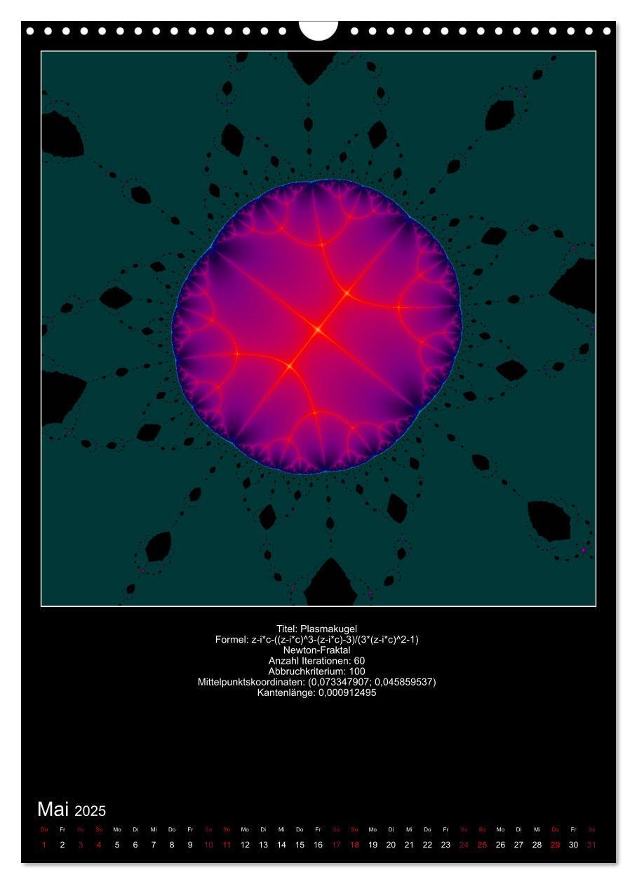 Bild: 9783435976249 | Fraktale zum Selbstnachrechnen (Wandkalender 2025 DIN A3 hoch),...