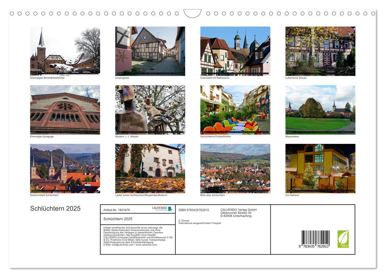 Bild: 9783435762910 | Schlüchtern 2025 (Wandkalender 2025 DIN A3 quer), CALVENDO...