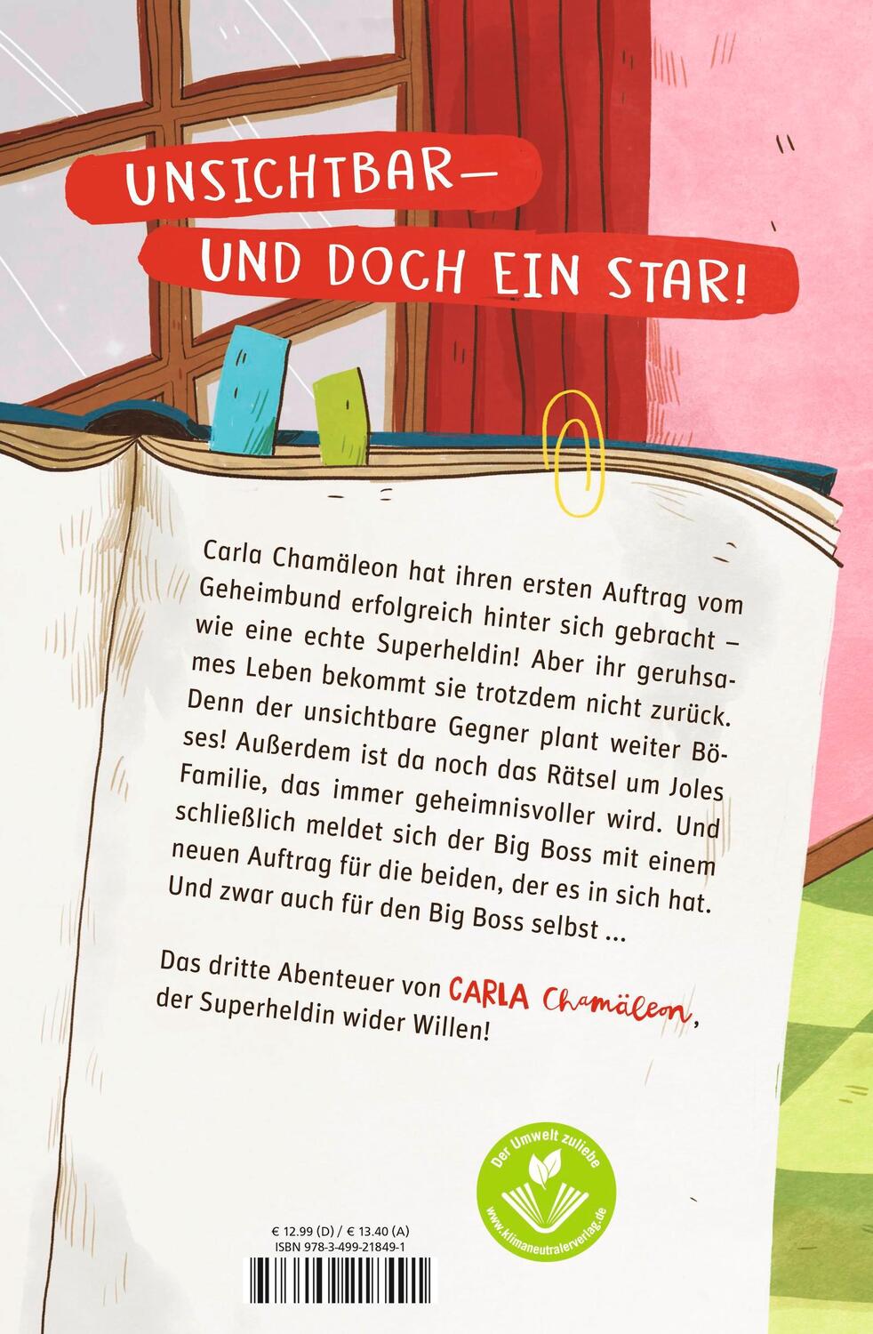 Rückseite: 9783757101206 | Carla Chamäleon: Wer ist hier der Big Boss? | Franziska Gehm | Buch