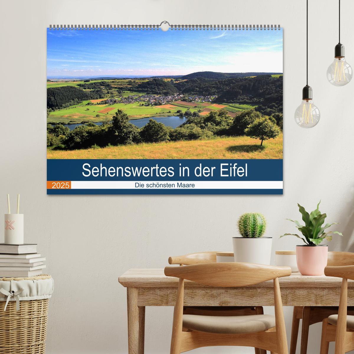 Bild: 9783435407125 | Sehenswertes in der Eifel - Die schönsten Maare (Wandkalender 2025...