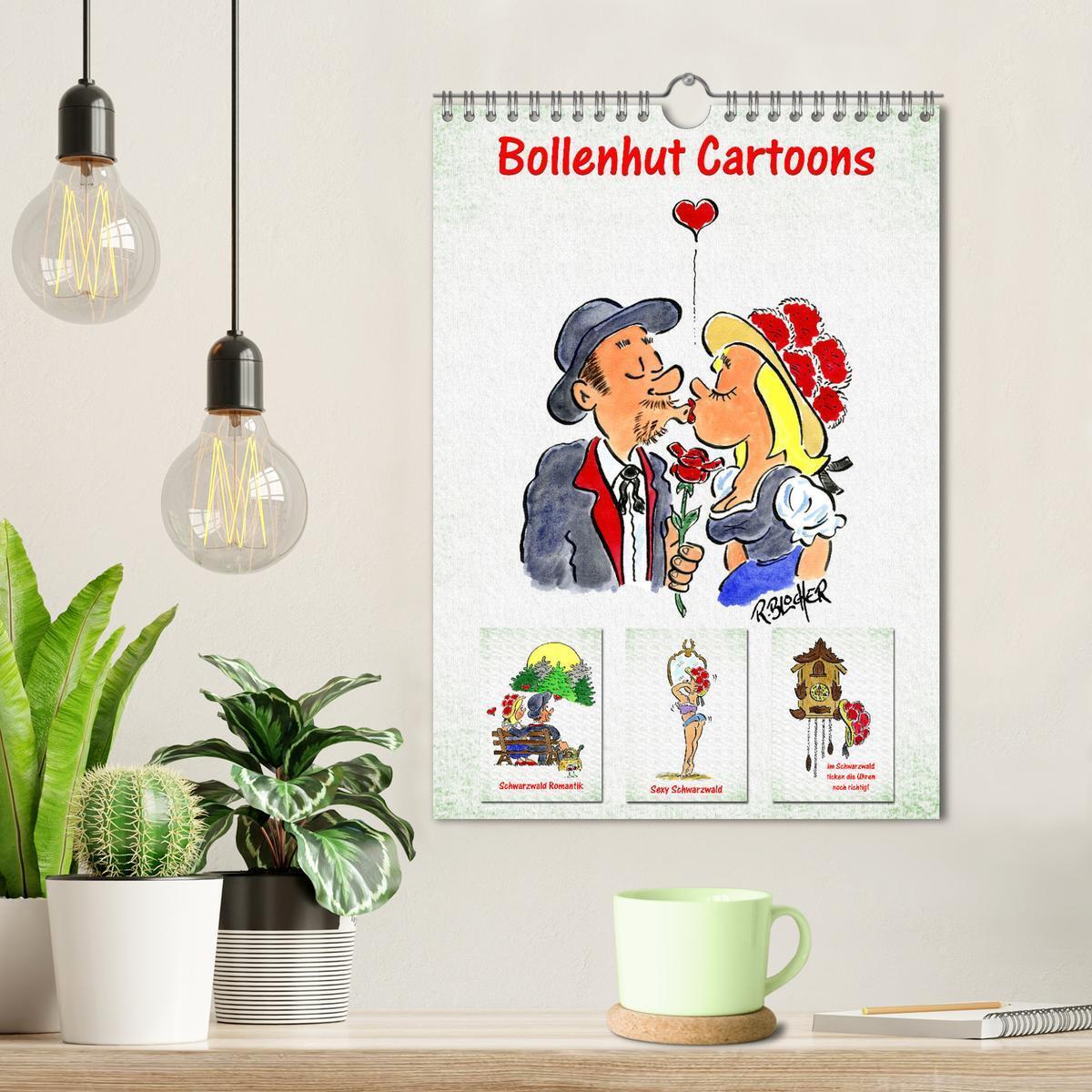 Bild: 9783435932337 | Bollenhut Cartoons (Wandkalender 2025 DIN A4 hoch), CALVENDO...