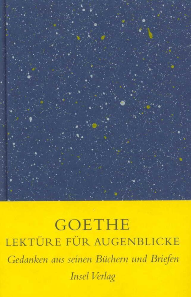 Cover: 9783458147664 | Lektüre für Augenblicke | Johann Wolfgang von Goethe | Taschenbuch